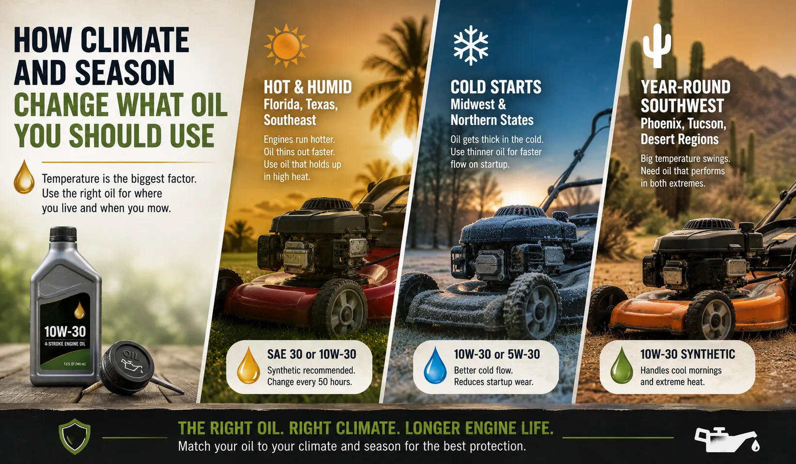 How Climate and Season Change What Oil You Should Use