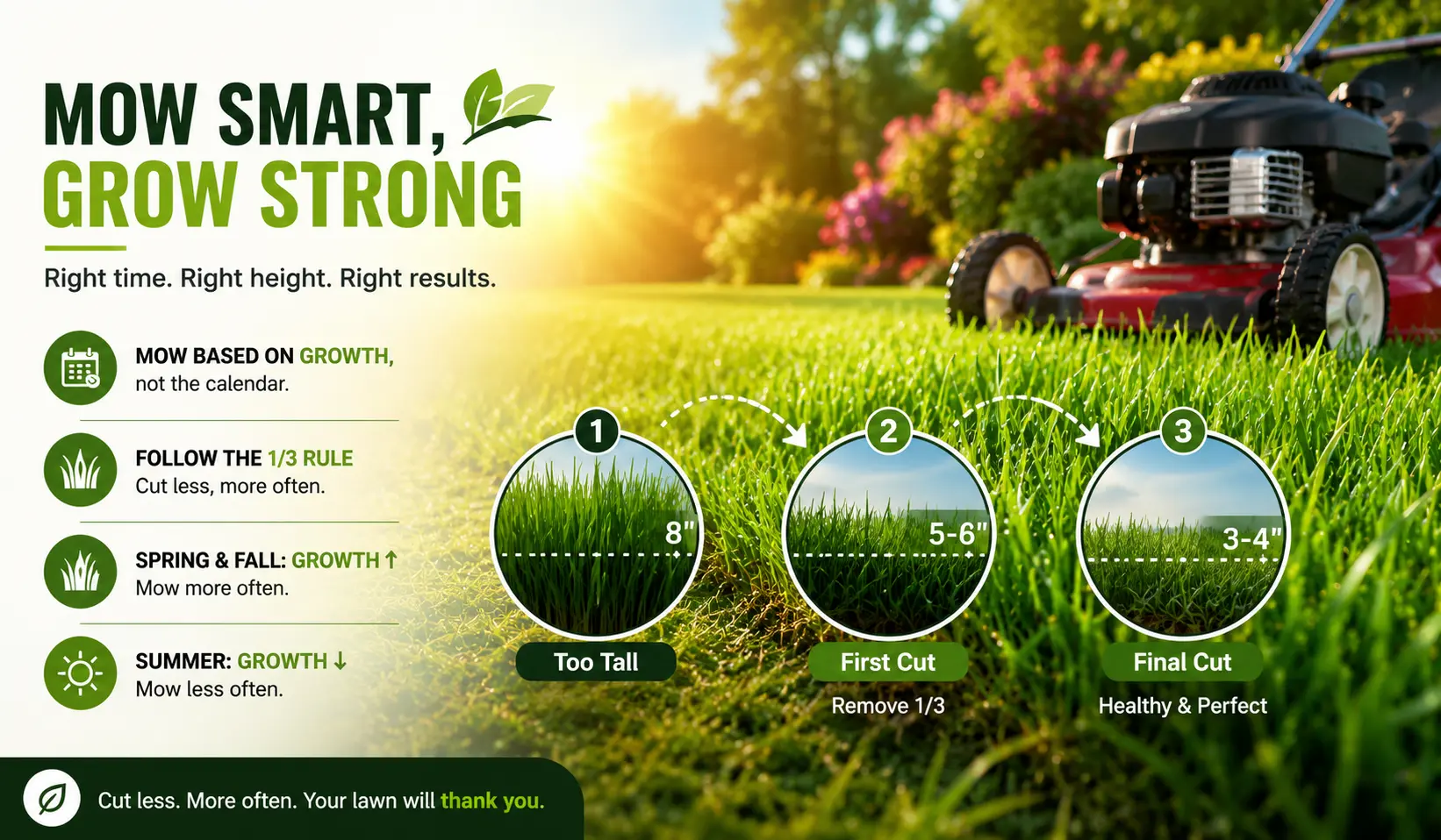 How Often Should You Mow to Follow This Rule
