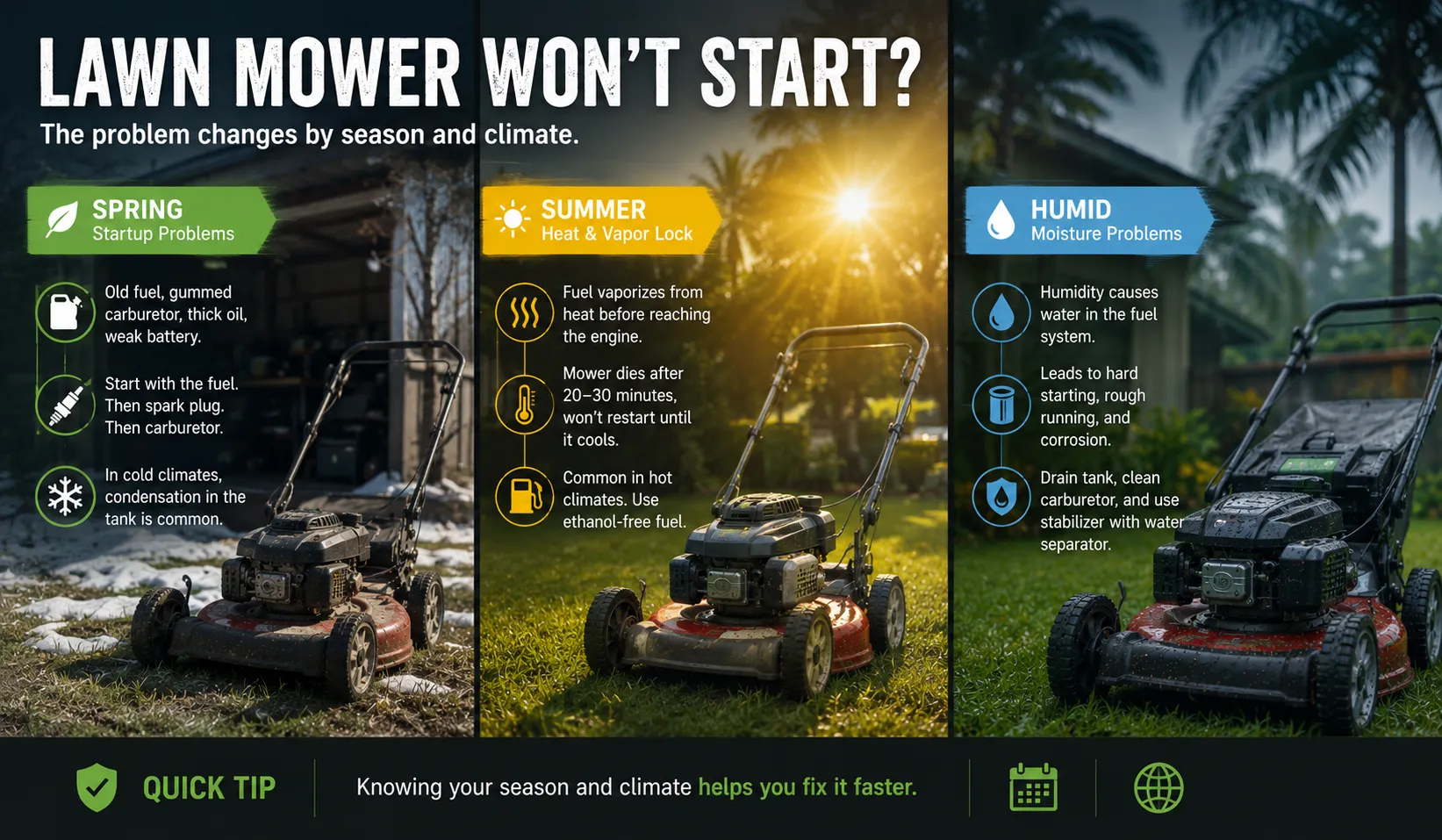 How the Problem Changes by Season and Climate