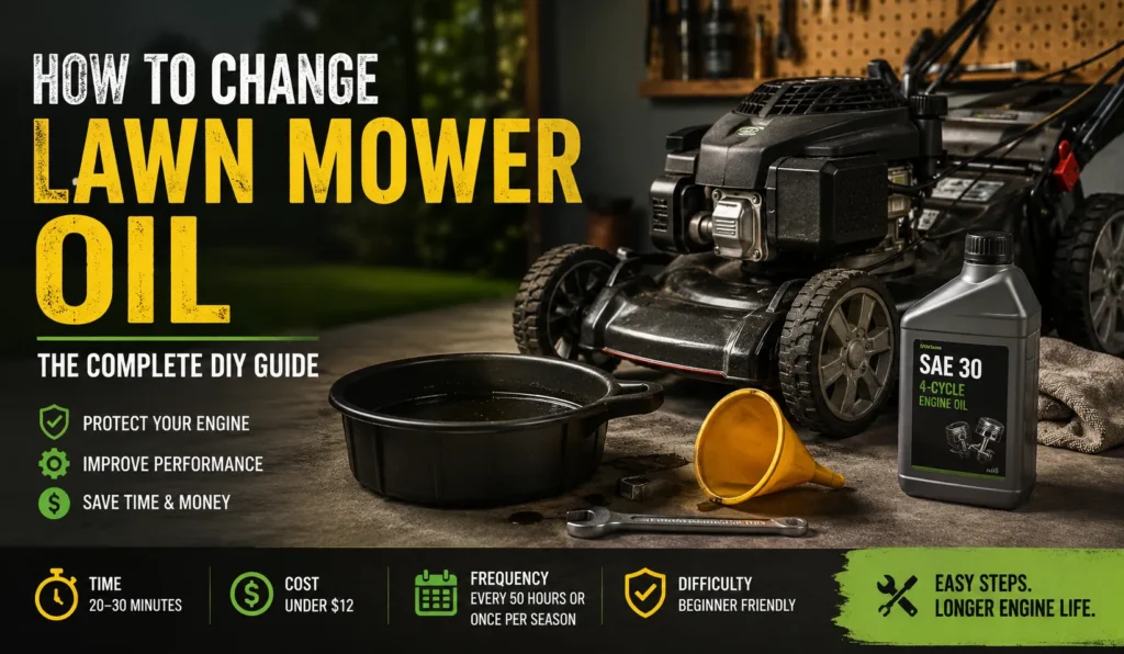 How to Change Lawn Mower Oil