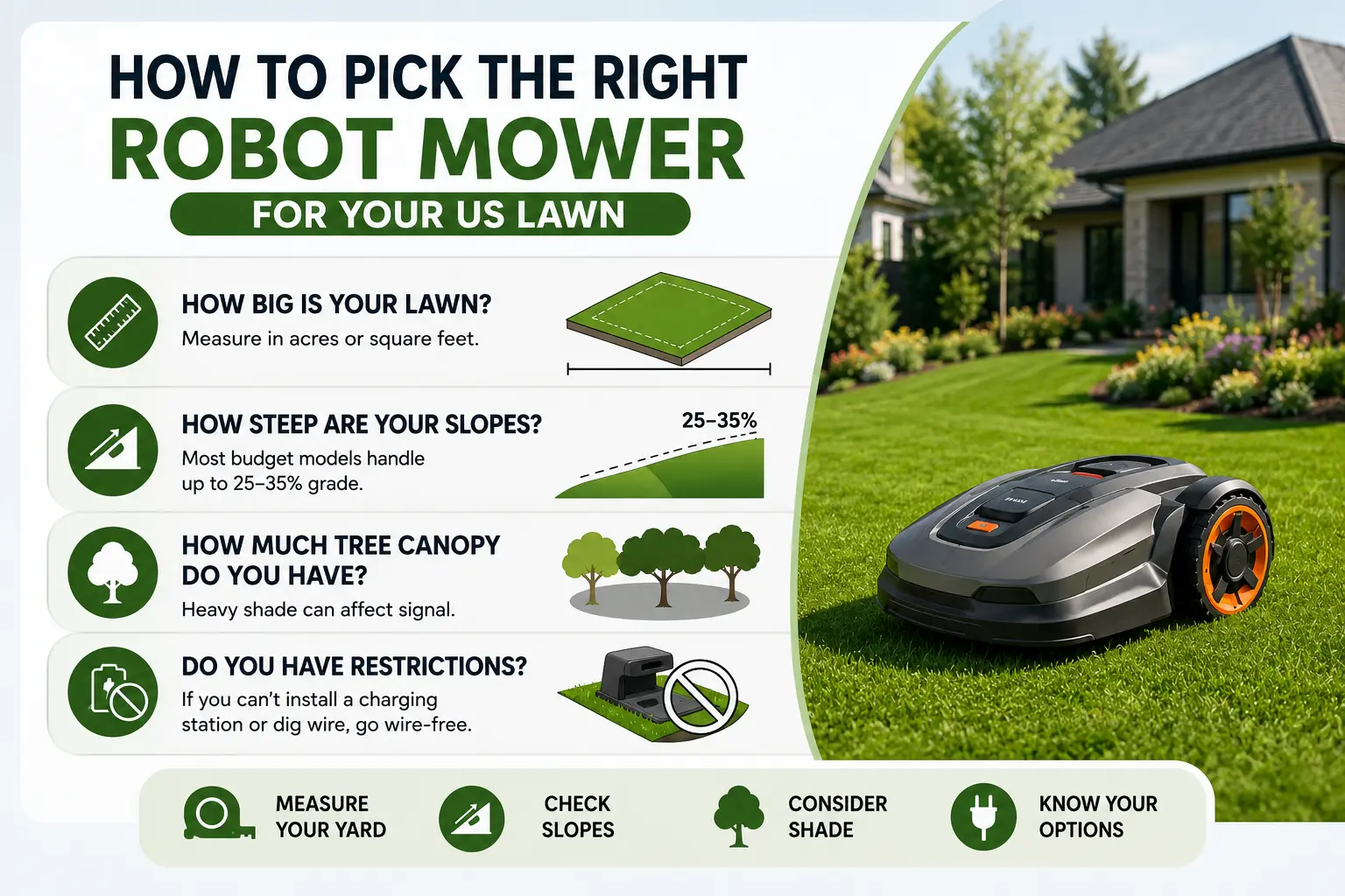 How to Pick the Right Robot Mower for Your US Lawn