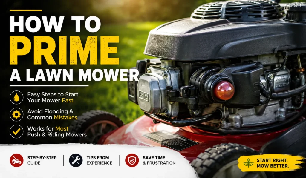How to Prime a Lawn Mower My Proven Trick