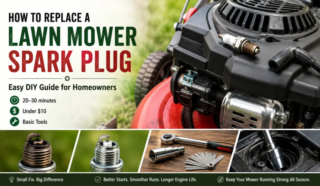 How to Replace Lawn Mower Spark Plug