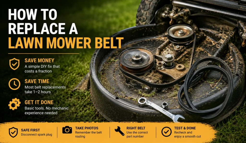 How to Replace a Lawn Mower Belt