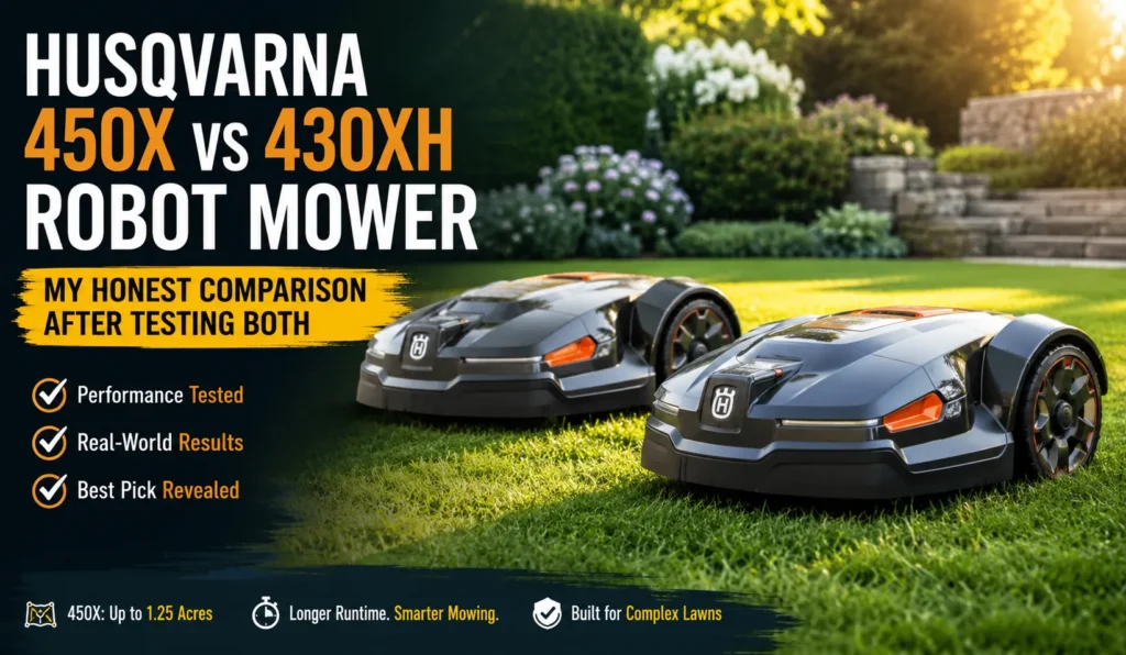 Husqvarna 450X vs 430XH Robot Mower My Proven Pick