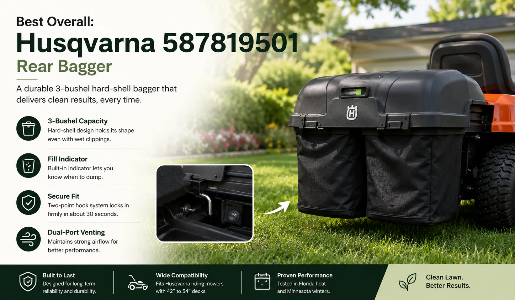 Husqvarna 587819501 Rear Bagger