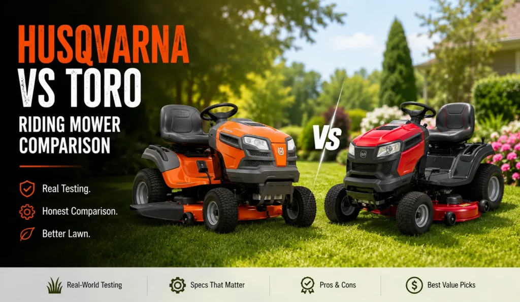 Husqvarna vs Toro Riding Mower Comparison