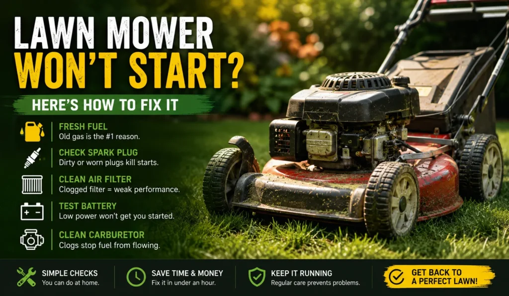 Lawn Mower Won't Start