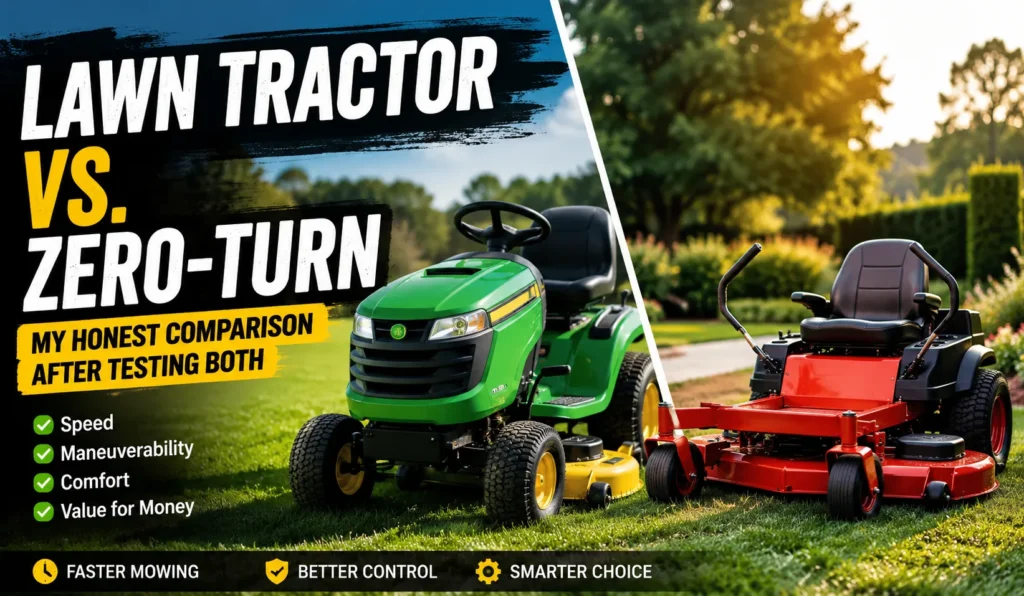 Lawn Tractor vs Zero-Turn