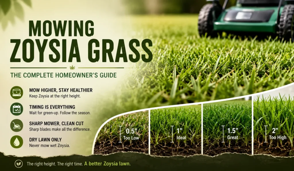 Mowing Zoysia Grass Made My Lawn Thrive