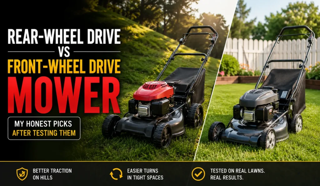 Rear-Wheel Drive vs Front-Wheel Drive Mower My Honest Verdict