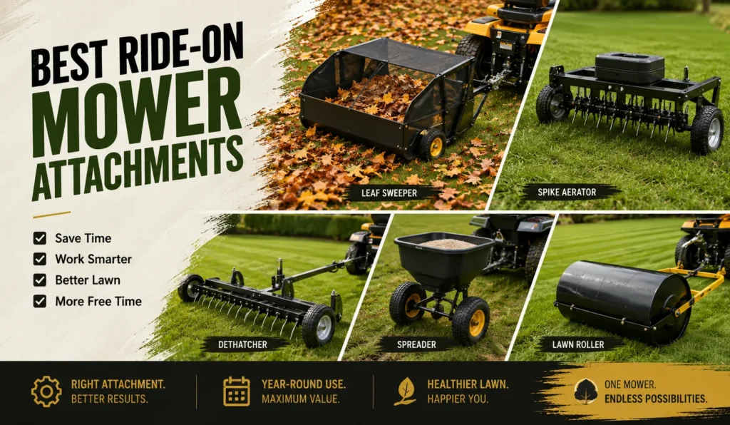 Ride-On Mower Attachments