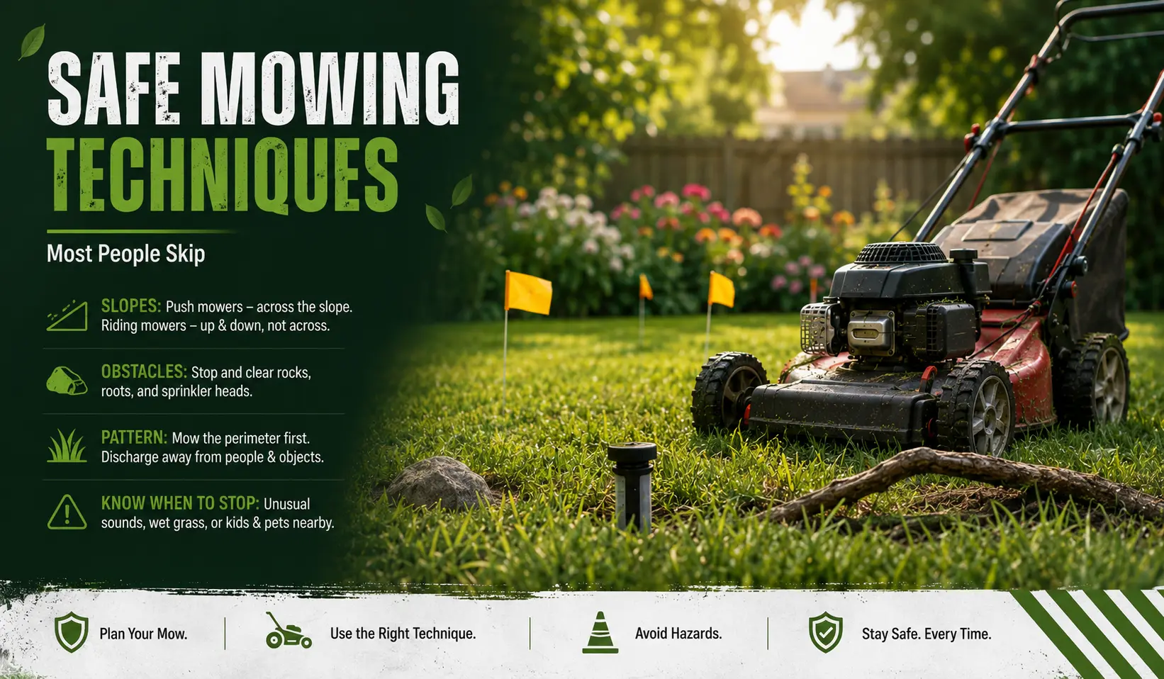 Safe Mowing Techniques Most People Skip