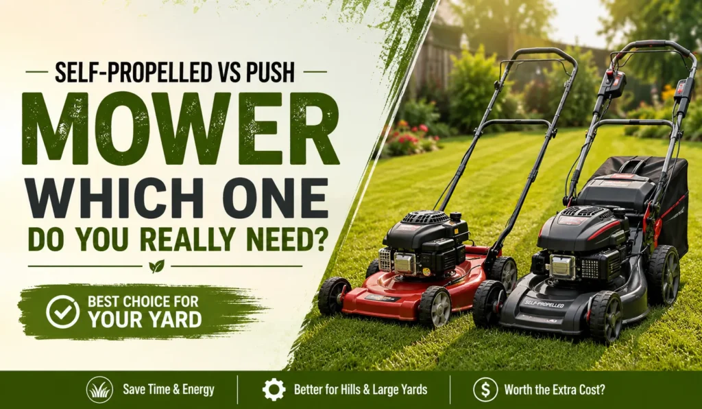 Self-Propelled vs Push Mower