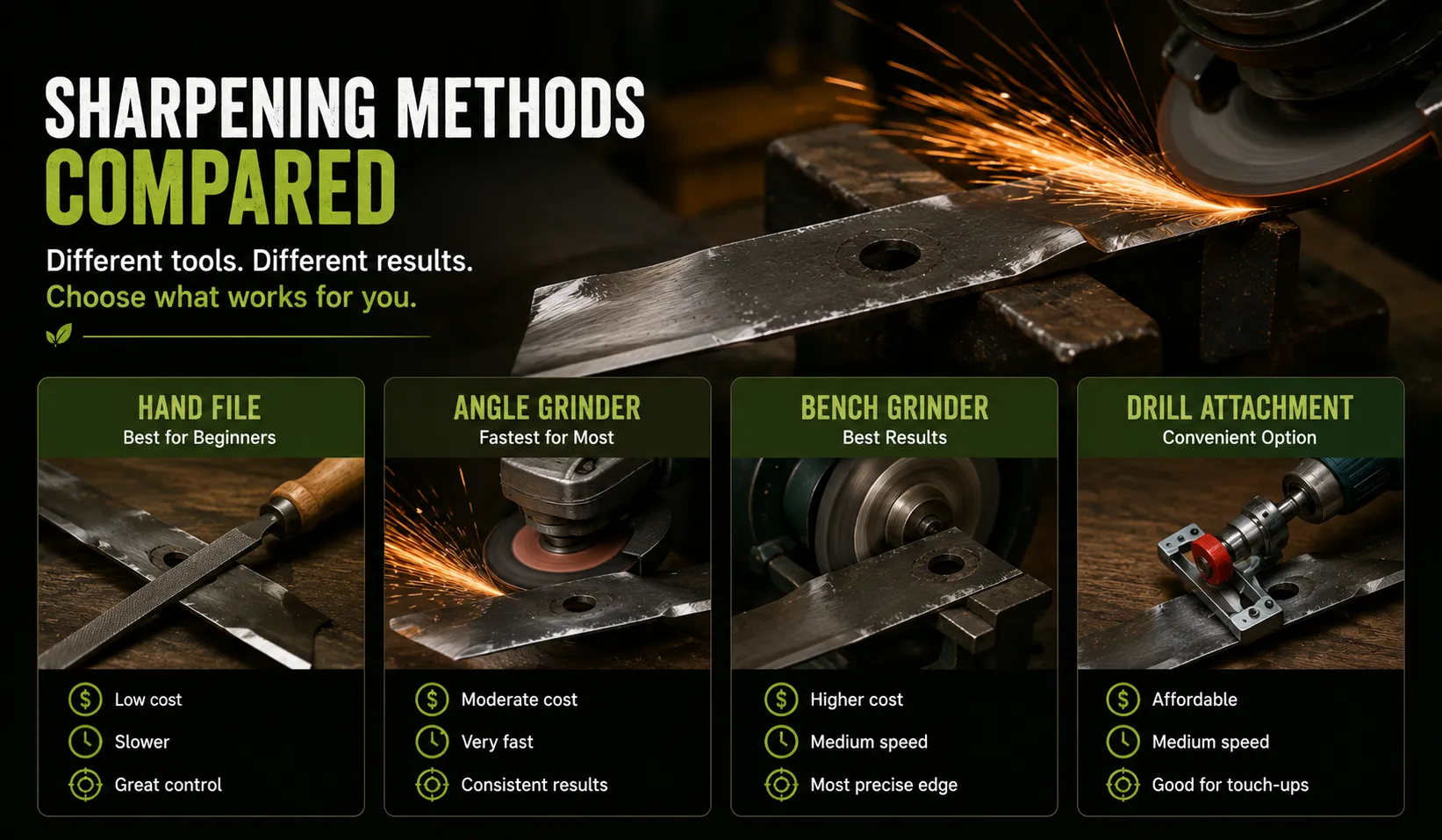 Sharpening Methods Compared - Which One Is Right for You