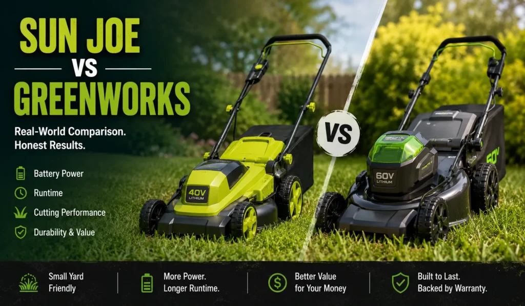 Sun Joe vs Greenworks
