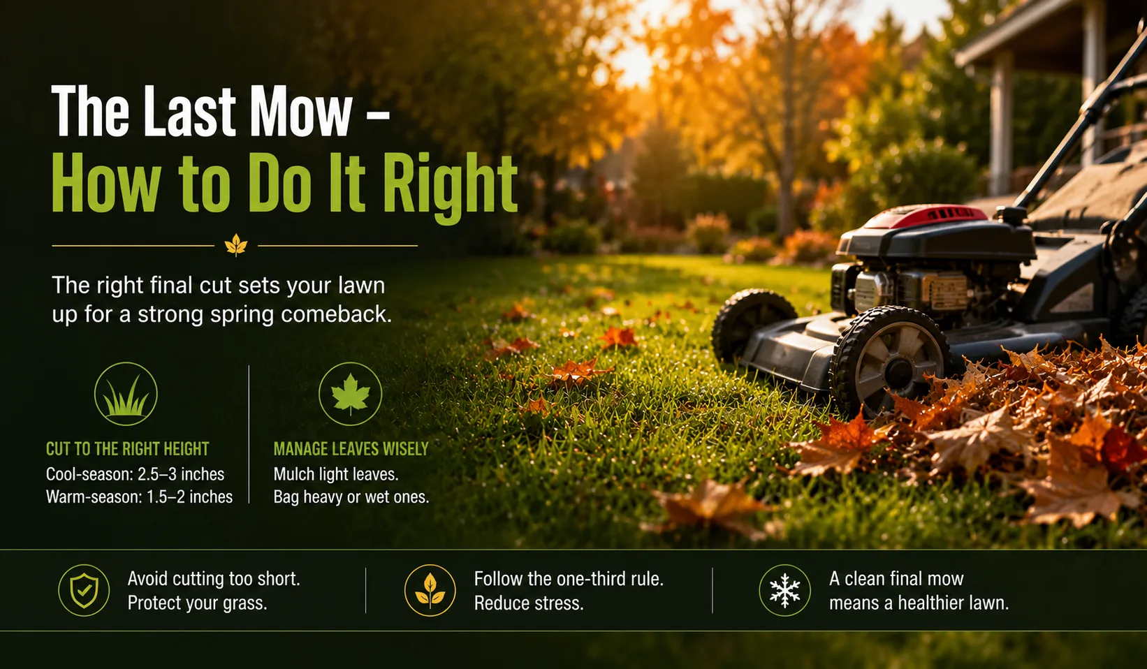 The Last Mow - How to Do It Right