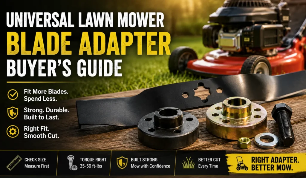 Universal Lawn Mower Blade Adapters