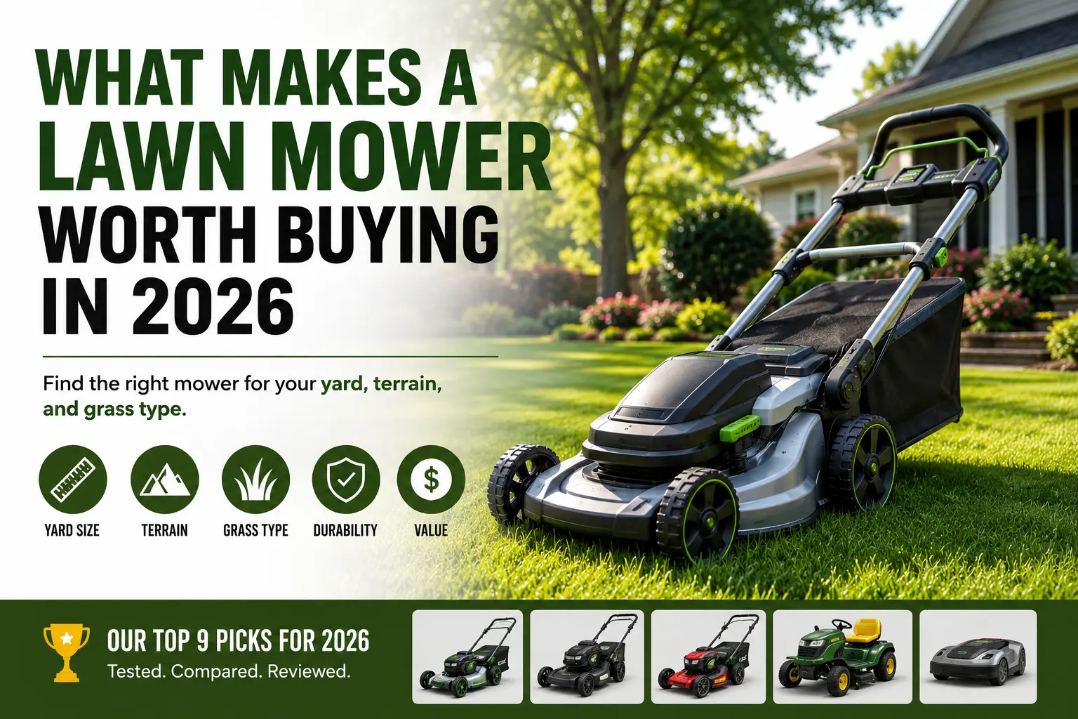 What Makes a Lawn Mower Worth Buying in 2026