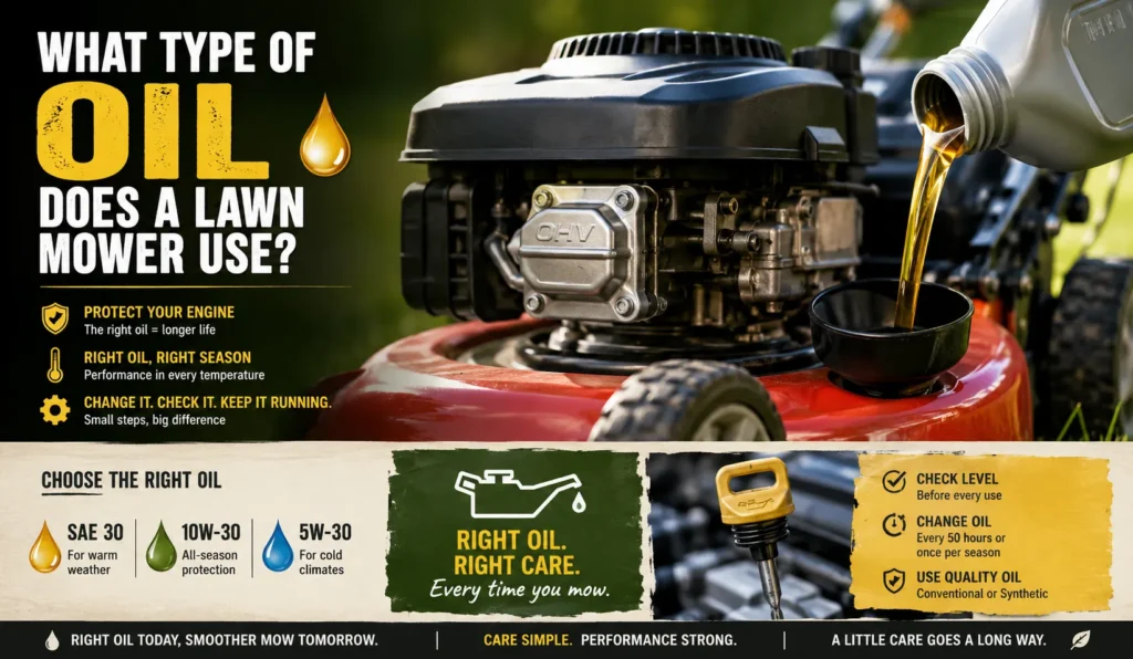 What Type of Oil Does a Lawn Mower Use