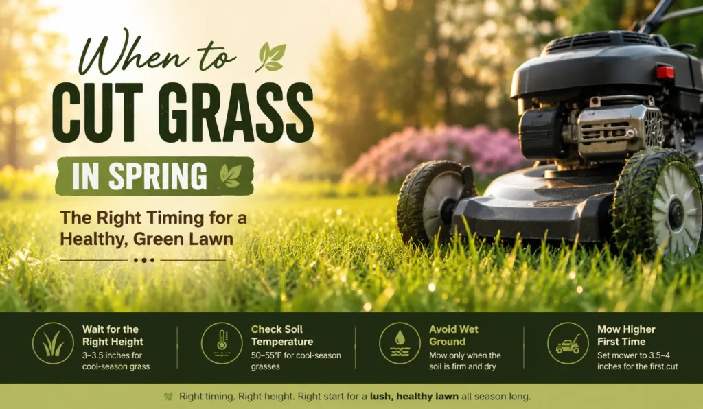 When to Cut Grass in Spring for the First Time