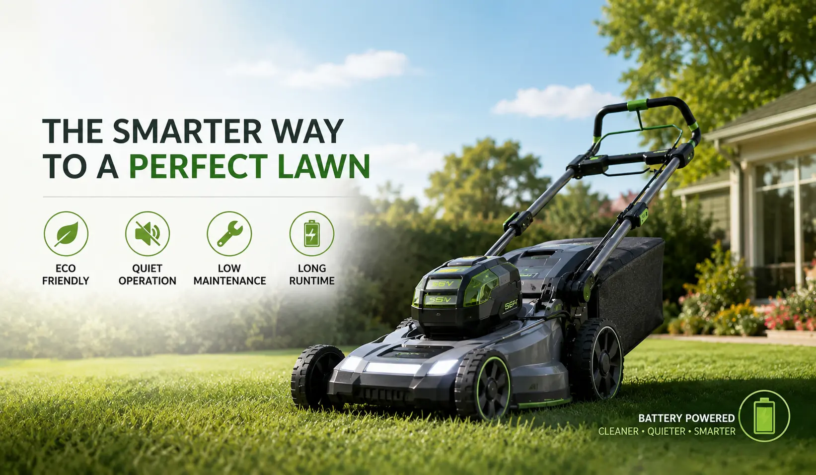 Why Battery-Powered Lawn Mowers