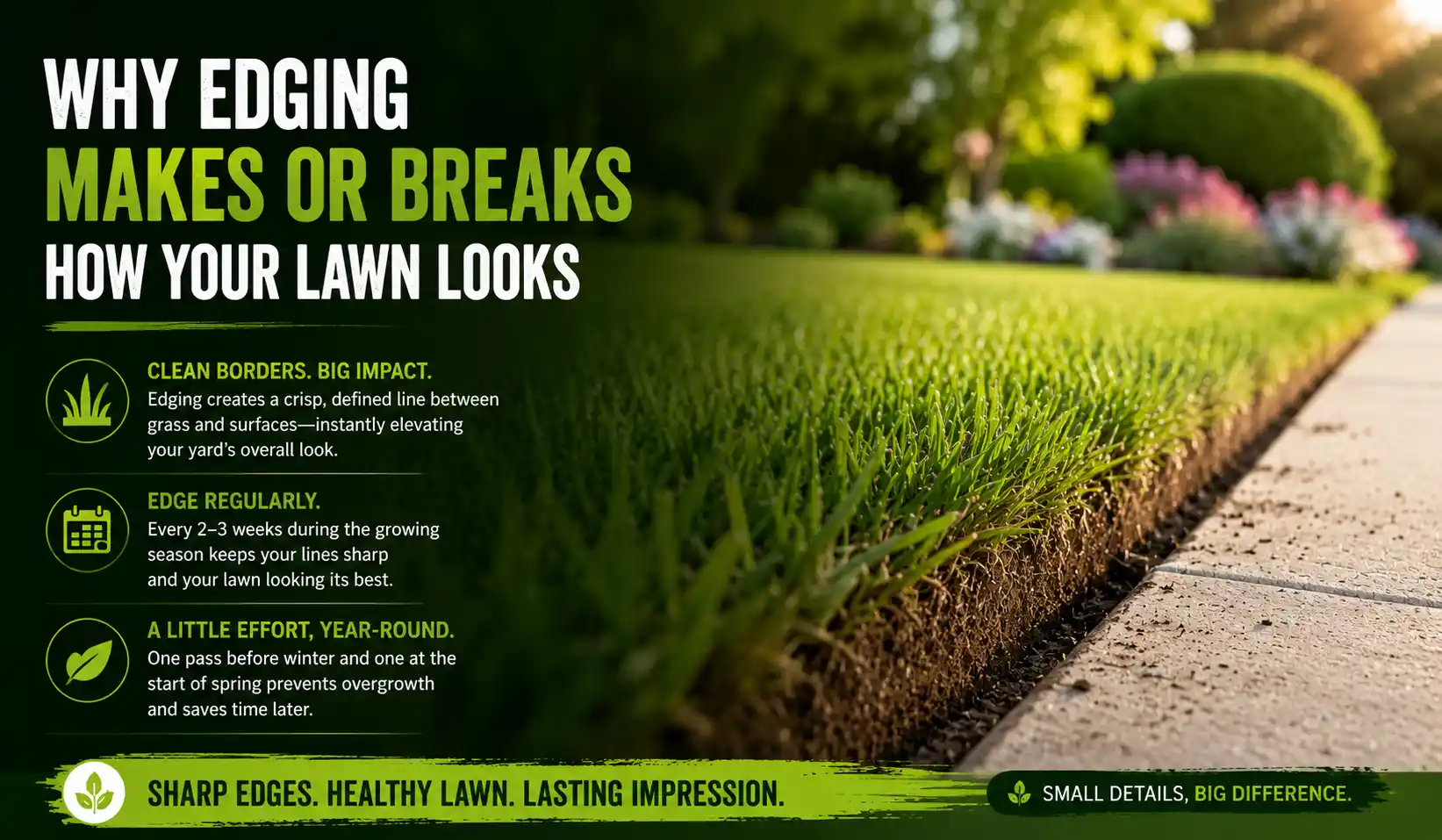 Why Edging Makes or Breaks How Your Lawn Looks
