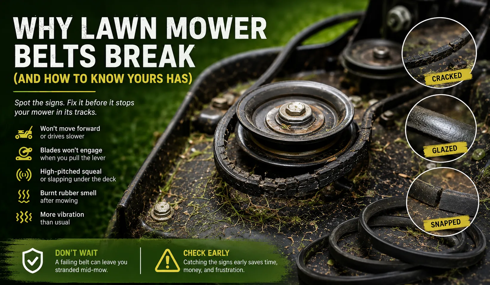Why Lawn Mower Belts Break