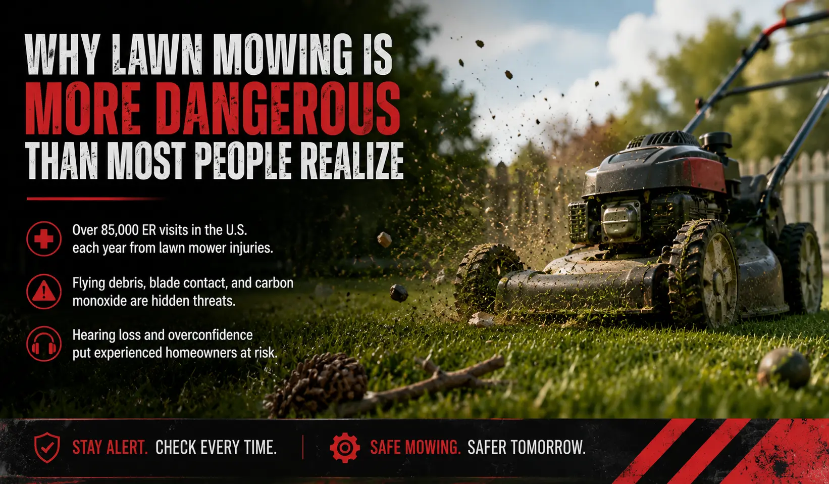 Why Lawn Mowing Is More Dangerous Than Most People Realize