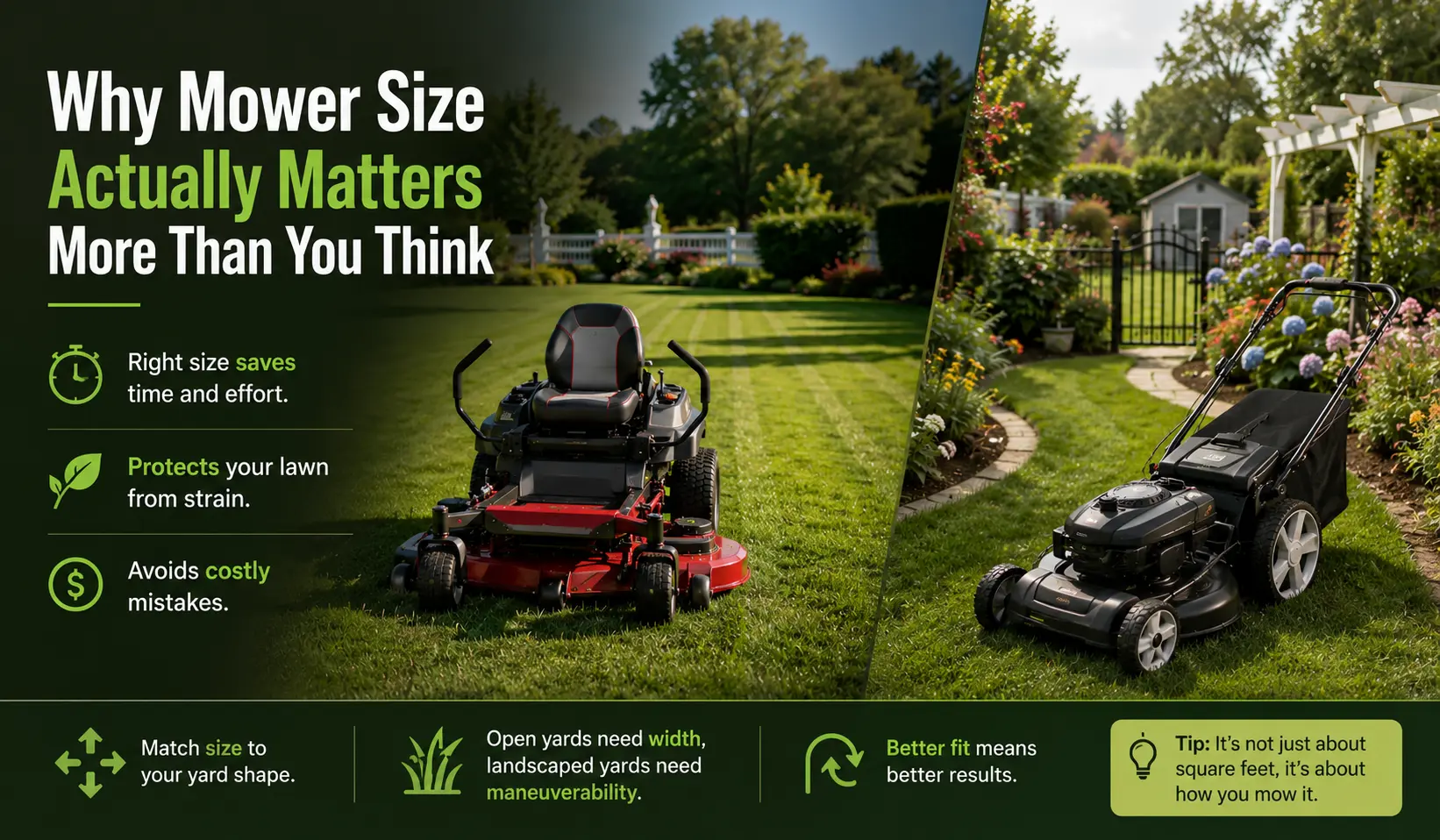 Why Mower Size Actually Matters More Than Most People Think
