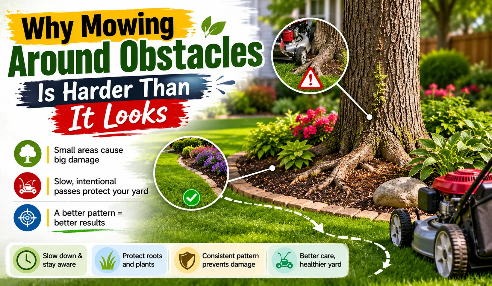 Why Mowing Around Obstacles Is Harder Than It Looks