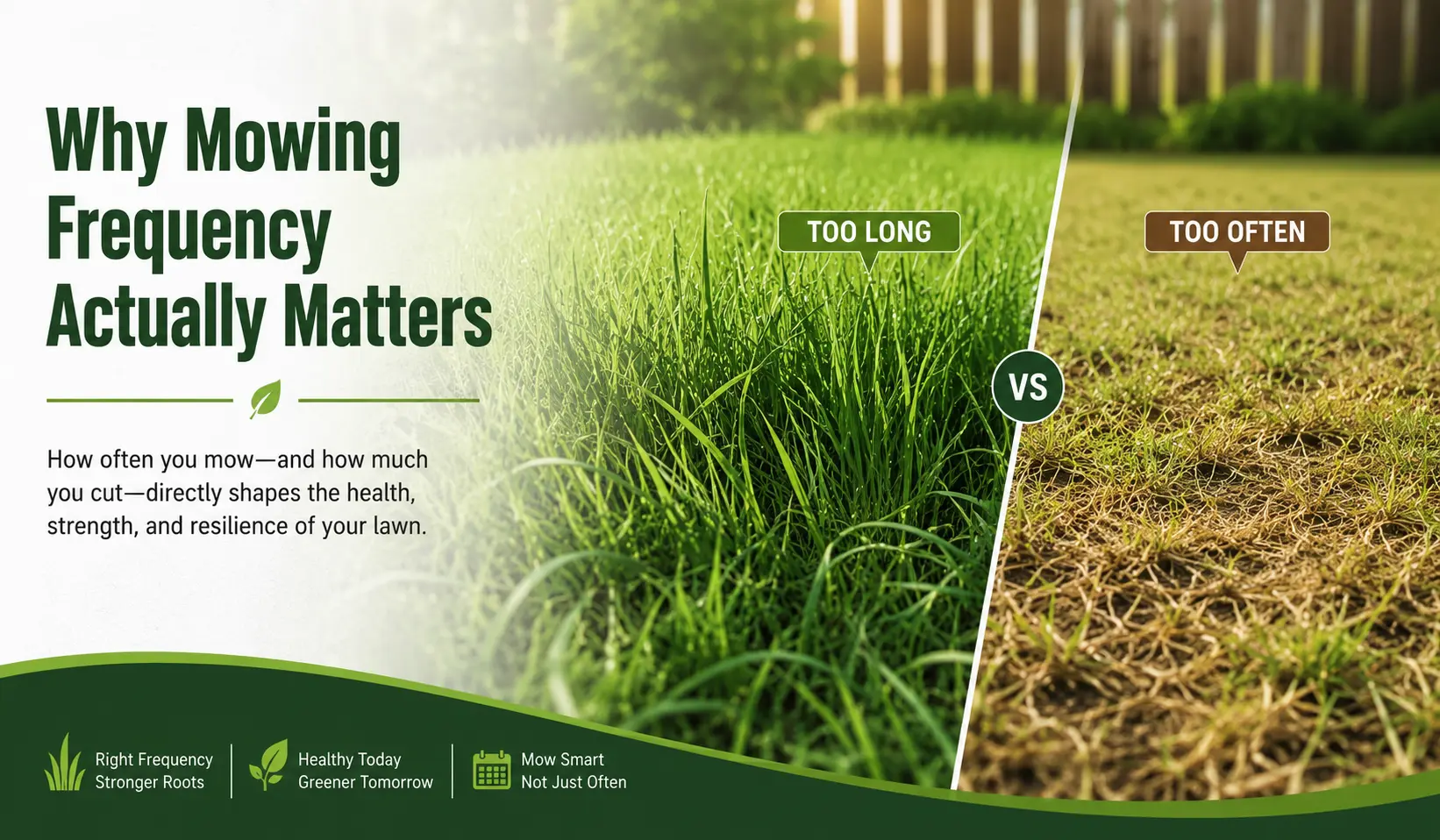 Why Mowing Frequency Actually Matters