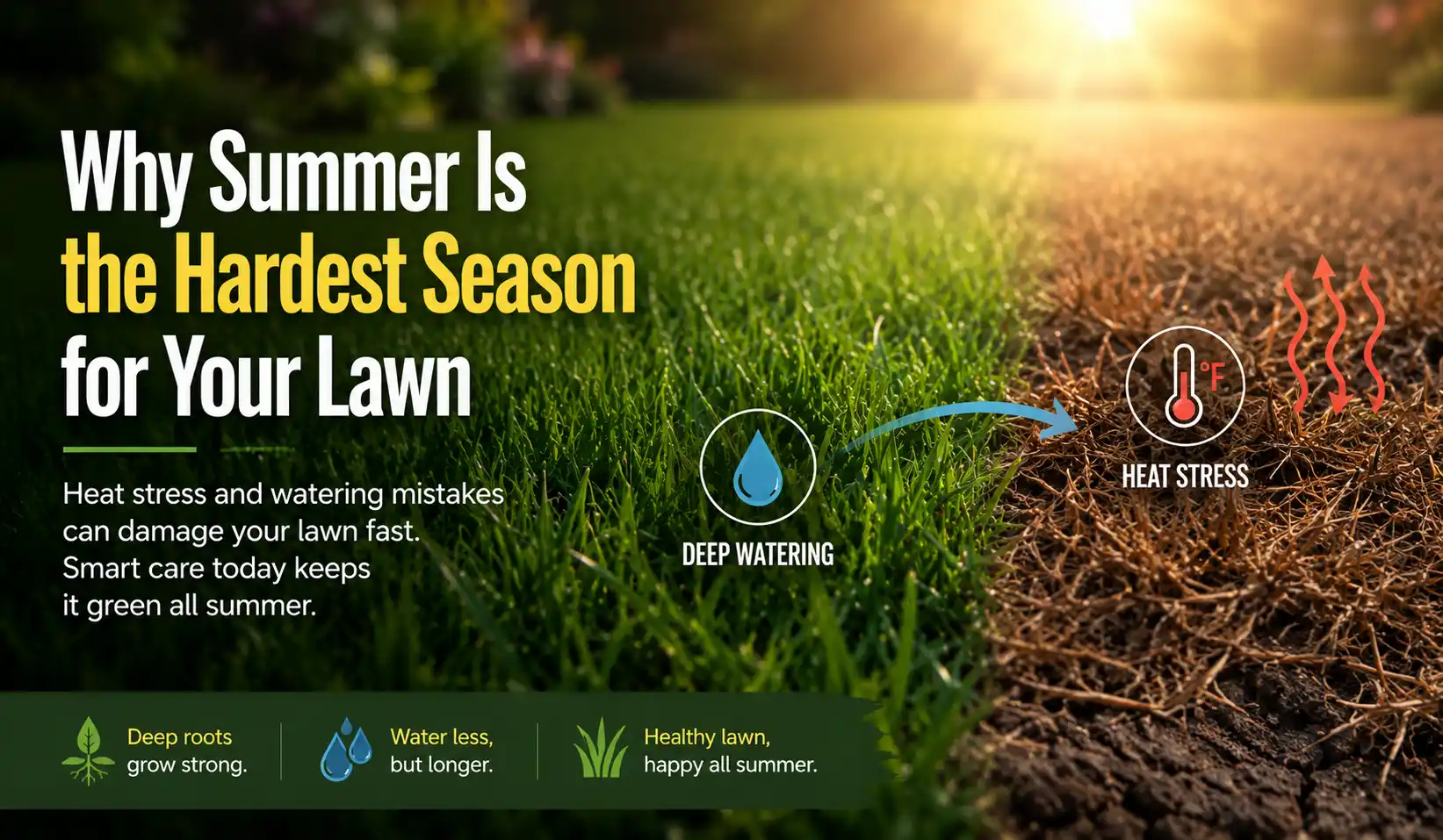 Why Summer Is the Hardest Season for Your Lawn