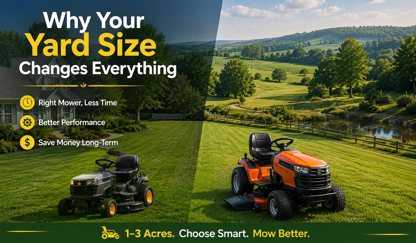 Why Your Yard Size Changes Everything