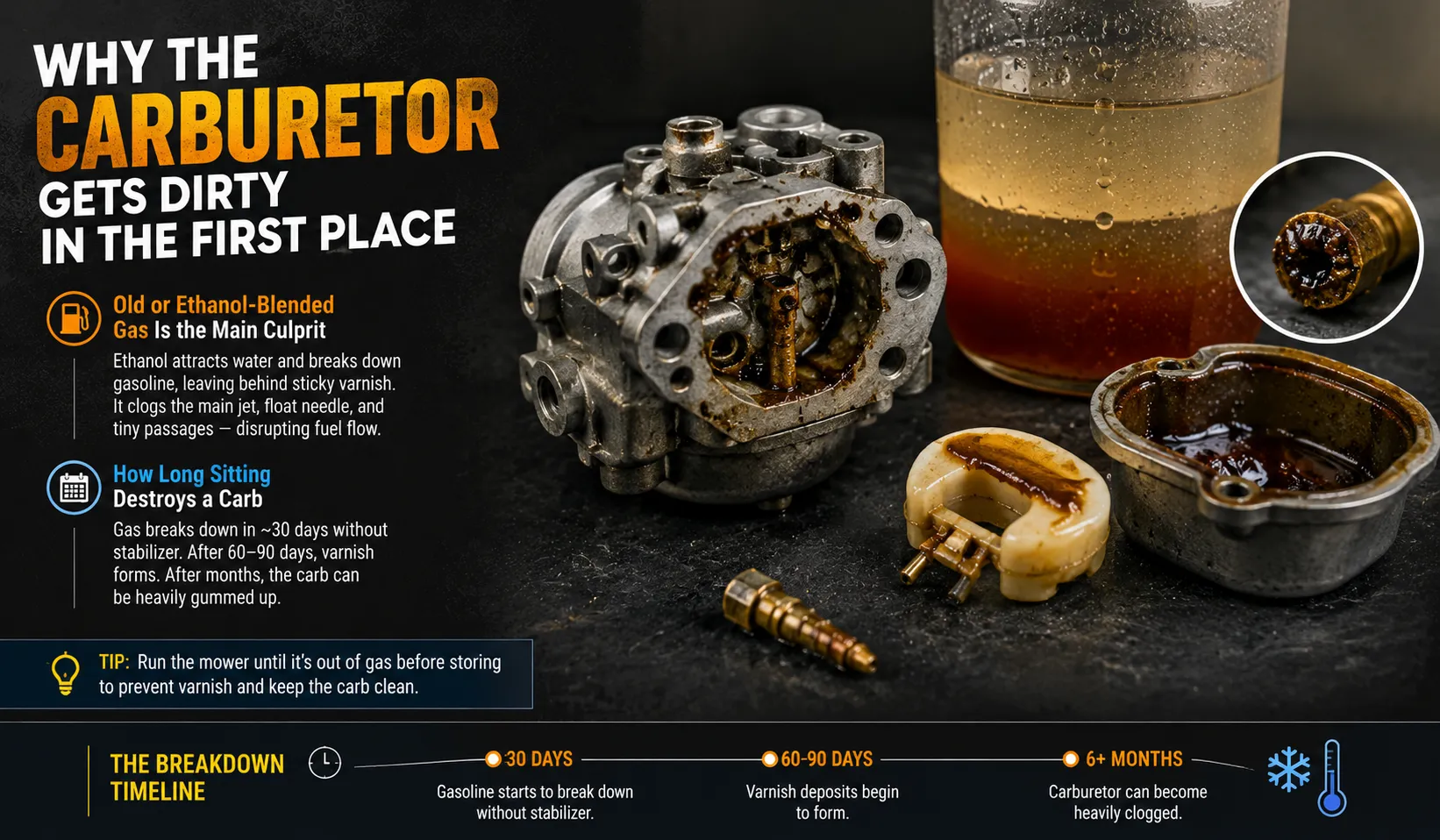 Why the Carburetor Gets Dirty in the First Place