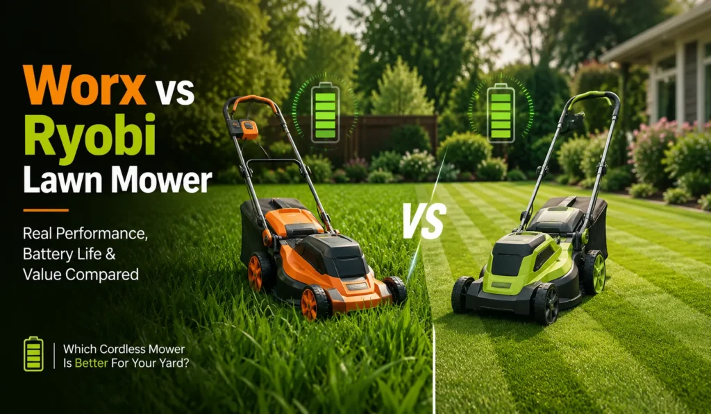 Worx vs Ryobi Lawn Mower