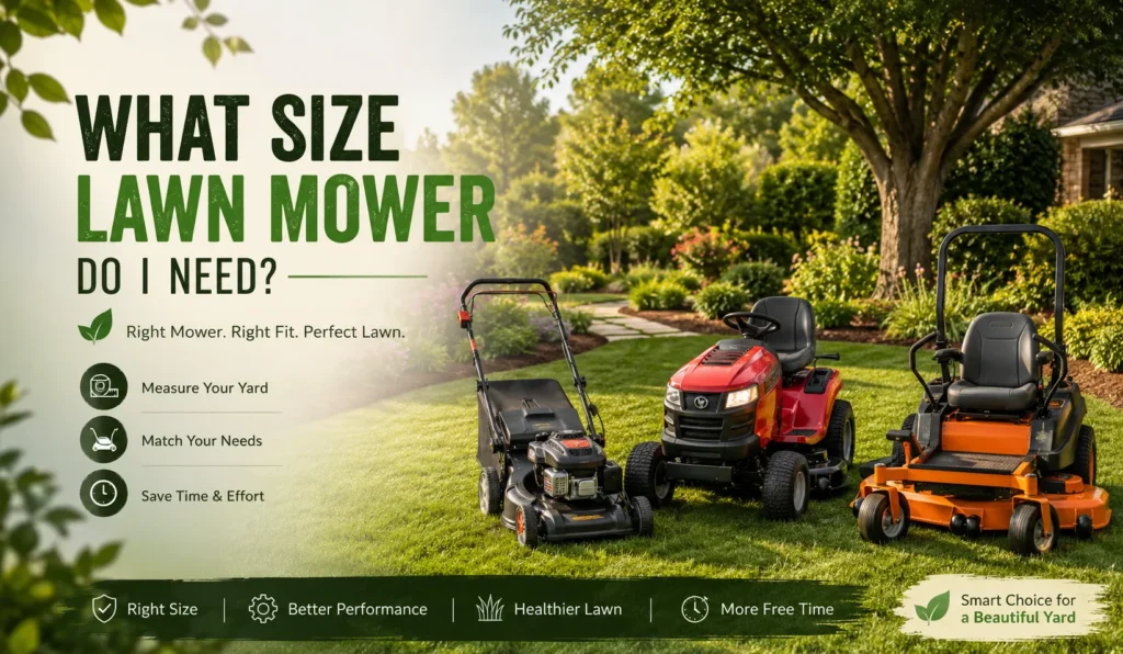 what size lawn mower do I need