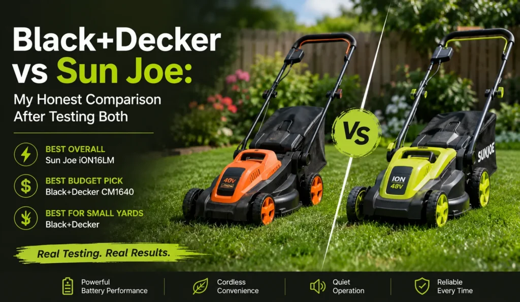 Black+Decker vs Sun Joe My Proven Verdict 2 Black+Decker vs Sun Joe My Proven Verdict