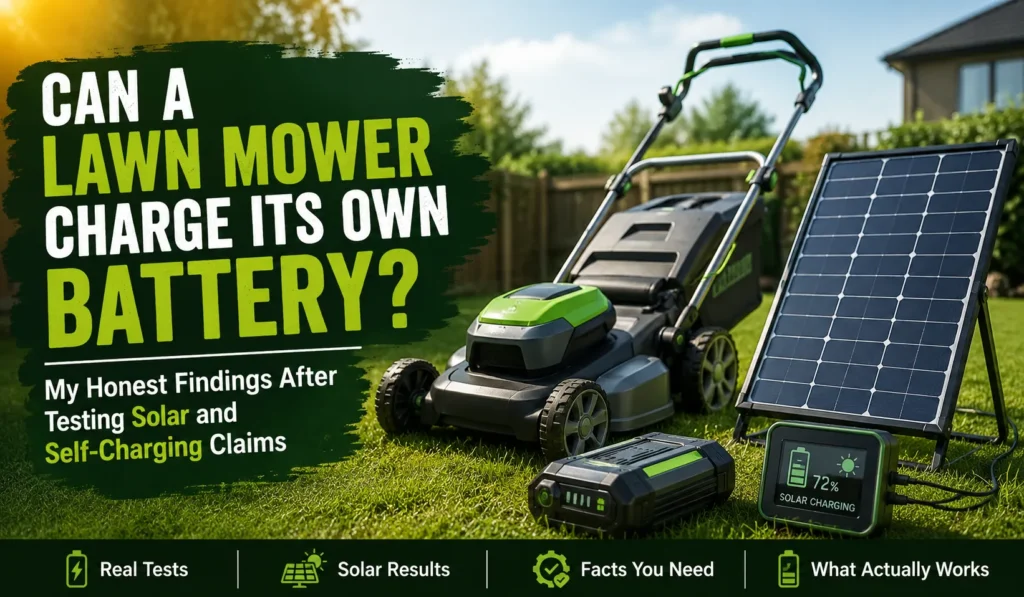 Can a Lawn Mower Charge Its Own Battery