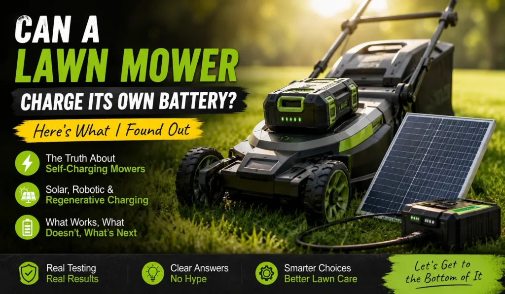 Can a Lawn Mower Charge Its Own Battery I Was Surprised