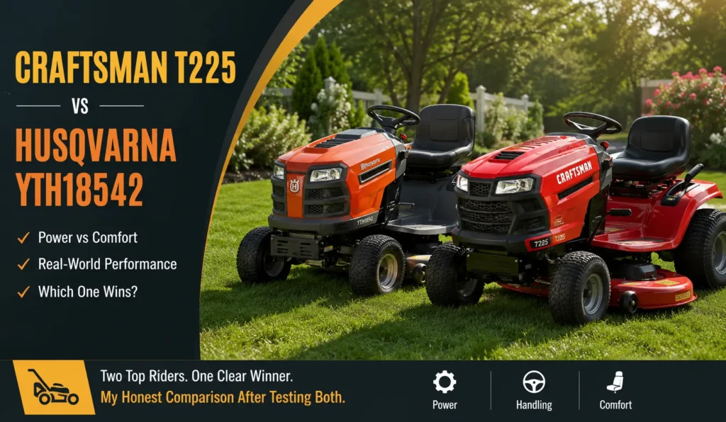 Craftsman T225 vs Husqvarna YTH18542