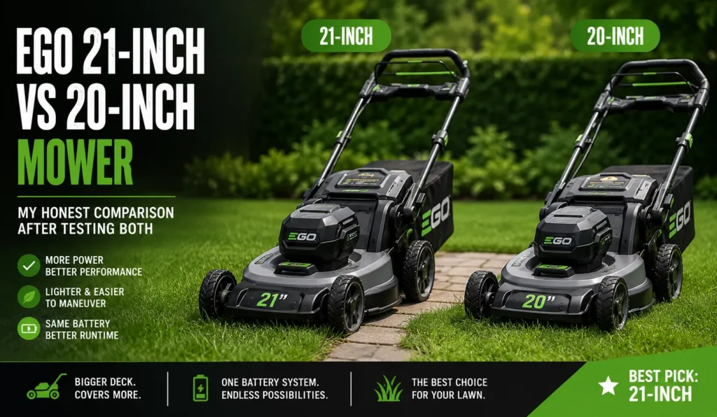 Ego 21-Inch vs 20-Inch Mower My Proven Choice 3 Ego 21-Inch vs 20-Inch Mower