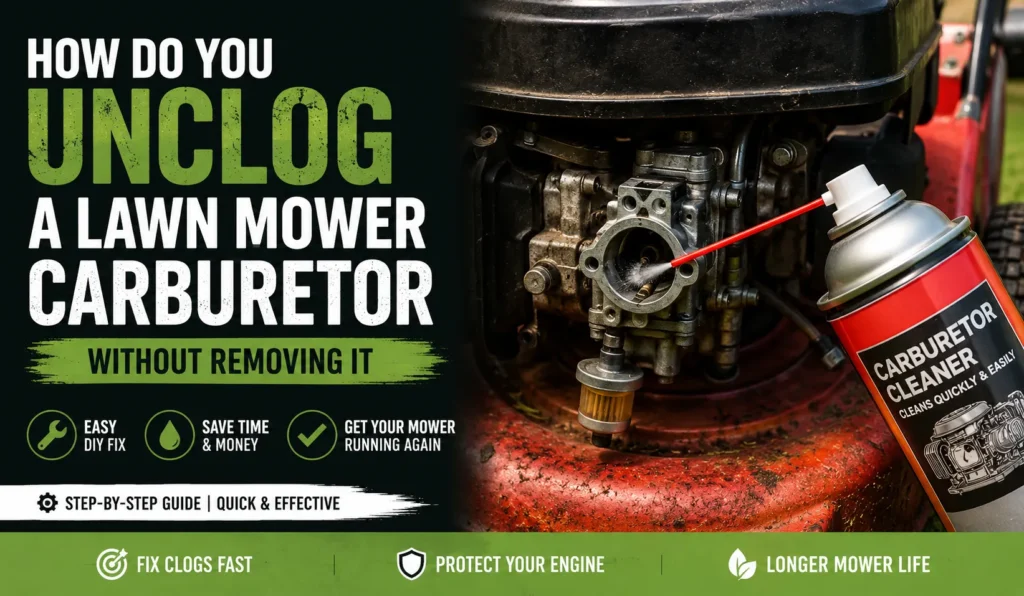 How Do You Unclog a Lawn Mower Carburetor Without Removing It 3 How Do You Unclog a Lawn Mower Carburetor Without Removing It