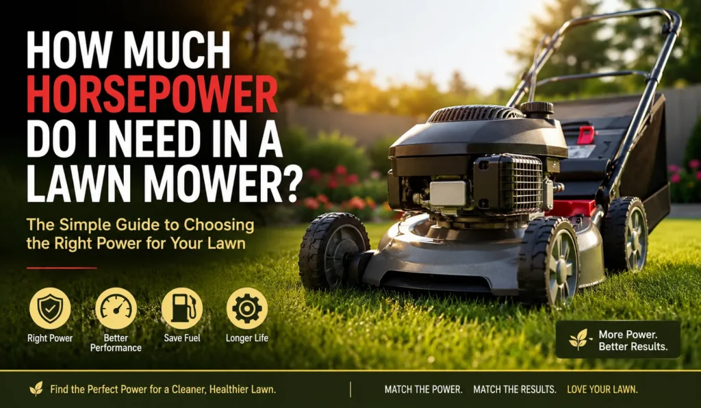 How Much Horsepower Do I Need in a Lawn Mower