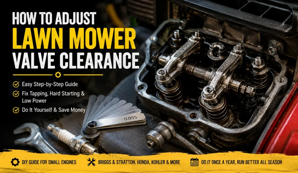 How to Adjust Lawn Mower Valve Clearance I Trust 2 How to Adjust Lawn Mower Valve Clearance