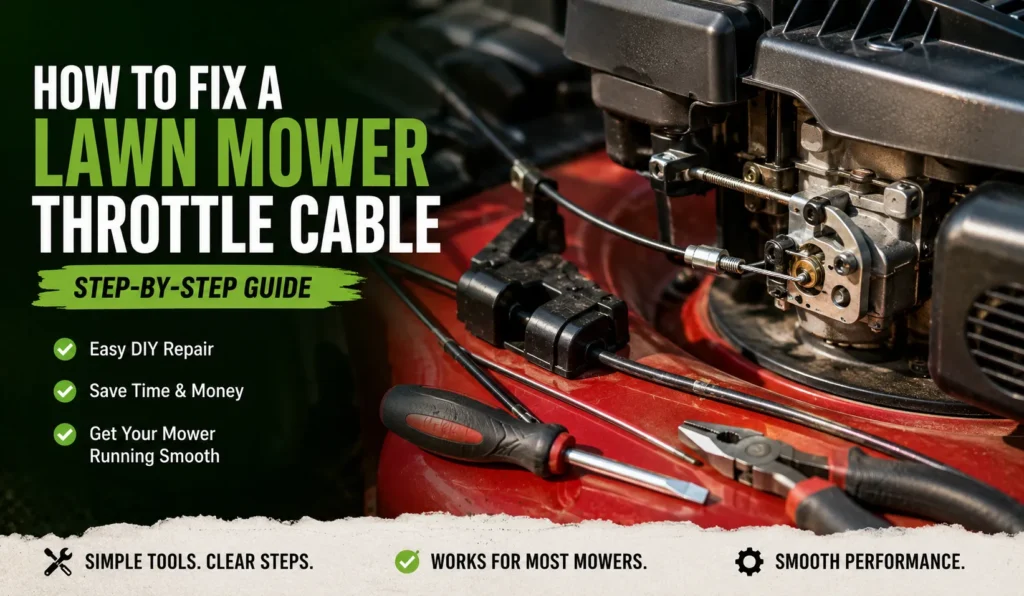 How to Fix a Lawn Mower Throttle Cable My Proven Method 3 How to Fix a Lawn Mower Throttle Cable My Proven Method
