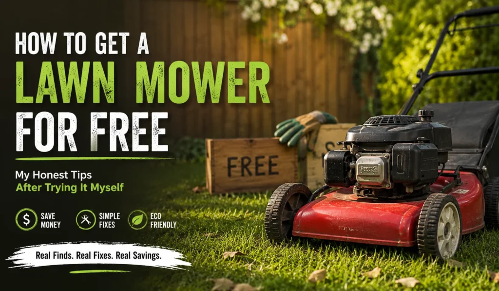 How to Get a Lawn Mower for Free My Proven Guide