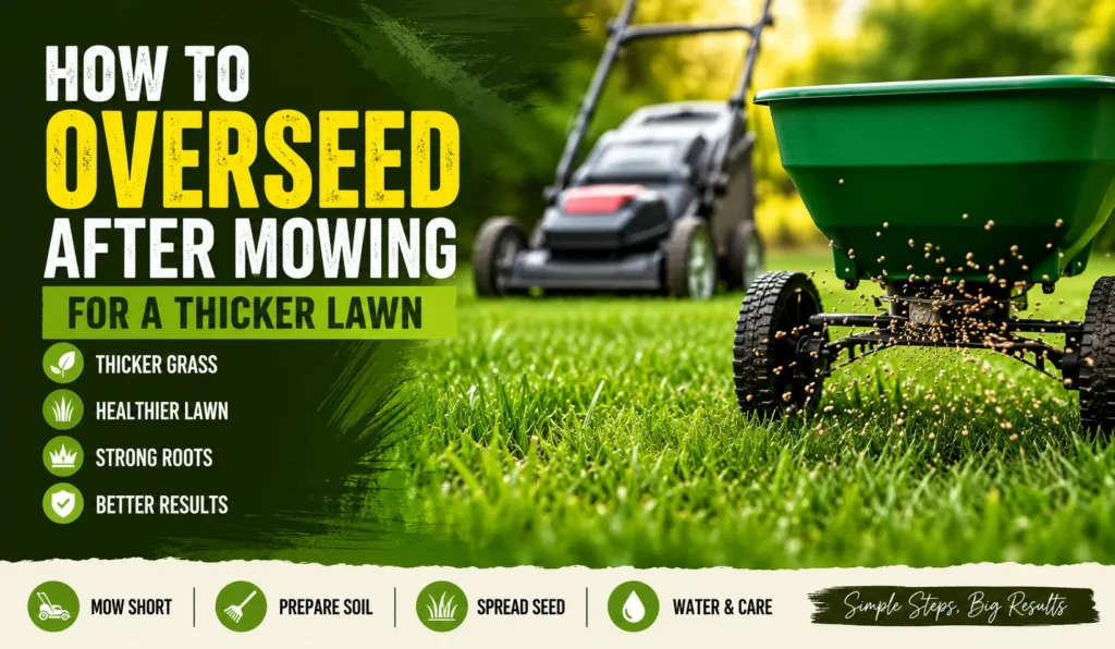 How to Overseed After Mowing for a Thicker Lawn