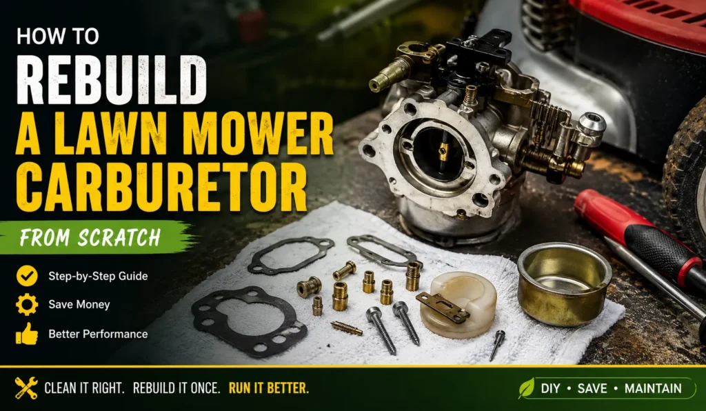 How to Rebuild a Lawn Mower Carburetor from Scratch