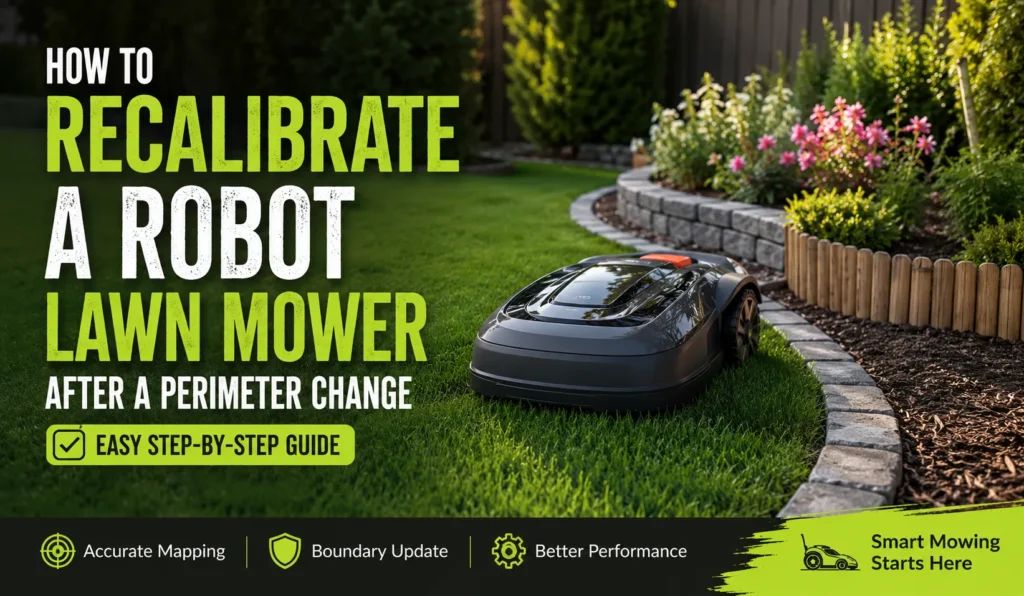 How to Recalibrate a Robot Lawn Mower After a Perimeter Change 2 How to Recalibrate a Robot Lawn Mower After a Perimeter Change
